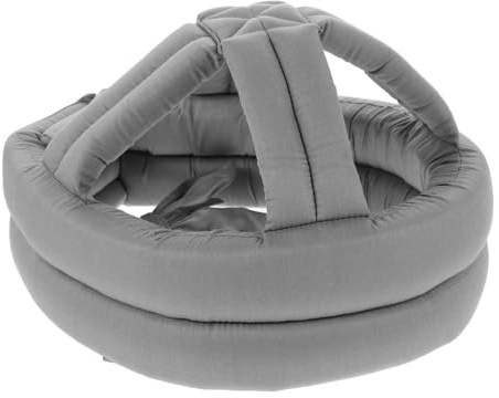 OSALADI Casco Anticaída Protector Para Ancianos Gorro De Seguridad De Algodón Transpirable Casco Para Caminar o Almohada De Protección Cabeza