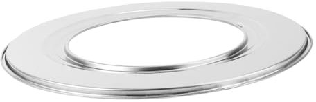 Garneck Stainless Steel Steamer Adapter Ring 32cm Round Steamer Stand Rack Multipurpose Cooking Steaming Plate for Kitchen Compatible Rice Cooker