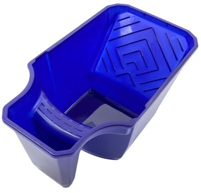 Gissroys Industrial Plastic Paint Bucket Tray for Automotive Surfaces Maintenance Non Slip Base and Contoured for Secure Grips Easy Grips Paint Tray Home Renovation