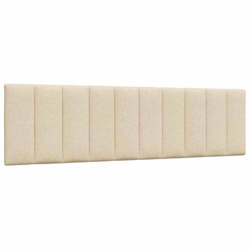 Owoxanthellate Kopfteil Hanko 180 cm Creme Stoff Polsterkissen Wandkissen für Bett Boxspringbett Rückenlehne atmungsaktiv & leicht montierbar für Schlafzimmer Gästezimmer und Hotel
