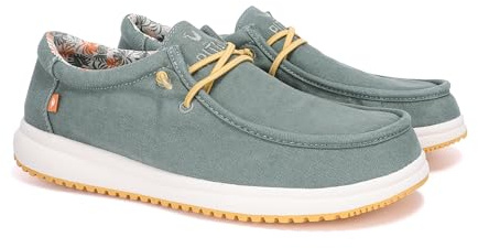 PITAS | Path | Mocasines de Hombre | Náuticos Casual | Zapatillas de Tela | Zapatos sin Cordones | Deportivas Casuales | Calzado de Walkinpitas