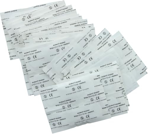 Söhngen Wundpflaster aluderm-aluplast elastisch Strips 2,5x7,2cm VE=50 Stück
