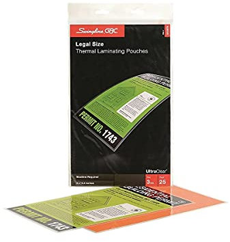 GBC Heatseal Laminiertaschen, 25 Stück pro Packung 9 x 14.5 farblos