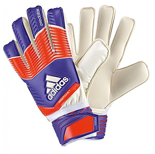 adidas Erwachsene Torwarthandschuhe Predator Fingersave Replique, Night Flash S15/Solar Red/White, 10.5