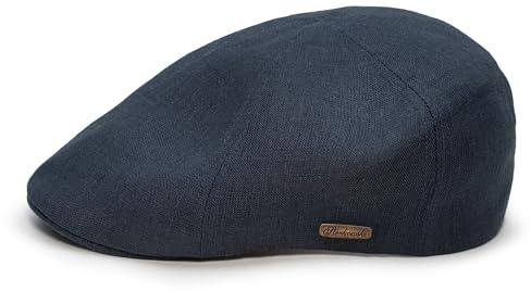 Sterkowski Modell Rusty | 100% Naturleinen Schiebermütze für Herren und Frauen | Super Leicht Sommer Duckbill