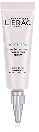 Lierac Diopticerne Fluido Contorno Occhi Anti Occhiaie con Peptidi Anti Luce Blu, per Tutti i Tipi di Pelle, Formato da 15 ml