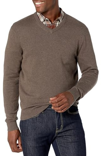 Amazon Essentials Hombre Jersey con Cuello en V (Disponible en Tallas Grandes y Altas)
