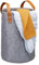 Relaxdays Cesto Ropa Sucia, Cubo Colada con Asas, Baño, Fieltro-Cuero Sintético, 1 Ud, 28 l, 45 x 30 cm, Antracita