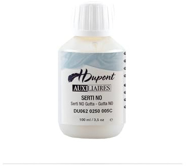 H DUPONT DU0620100005C - Un Pot De Serti NO 100 ml Incolore - A base d'eau - Ne laisse pas de trace sur la soie - Séchage rapide