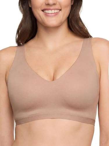 Warner's womens Cloud 9 Super Soft, Smooth Invisible Look Wireless Lightly Lined Comfort Rm1041a T Shirt Bra, Toasted Almond, Medium US