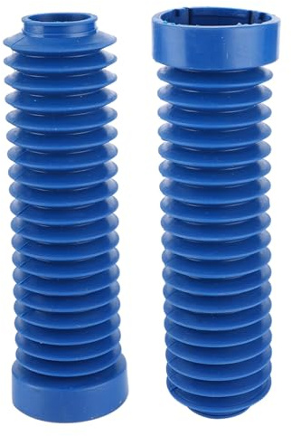 Yctze pour soufflet amortisseur bleu Couvercle Anti-poussière pour Amortisseur en Caoutchouc Bleu 2 Pièces Protection Anti-poussière pour Amortisseur de Fourche Avant 51611-HA2-003 Kit de Couvercle A