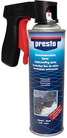 Unterbodenschutz Steinschlag Spray schwarz Presto 306017 500 ml mit Pistolengriff