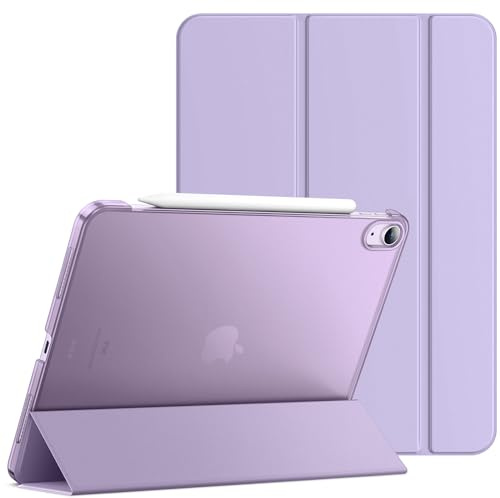 JETech Fodral för iPad Air 11 Tum M4/M3/M2 (2026/2025/2024), iPad Air 5 (10,9 Tum, 2022 Modell, Femte Generationen), Tablett Case med Automatisk Väckning/Sömn (Ljuslila)