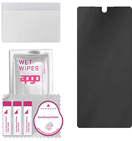apgo Hybrid Privacy Schutzglas, Matt, kompatibel mit Samsung Galaxy S20 FE 5G, Anti-Spy, toller Ersatz für Hartglas, kratzfester Displayschutzglas, Displayschutz, Full Glue