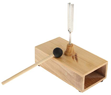 440HZ Stimmgabel mit Holz-Resonanzbox Musikinstrument Akustikstudium