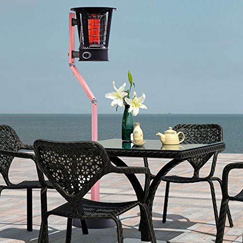 Chauffage de terrasse au propane, chauffage extérieur au gaz liquéfié, chauffage au sol à chauffage rapide réglable en hauteur, commercial/maison little surprise