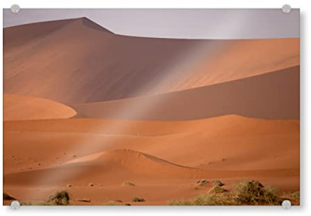 artboxONE Acrylglasbild 60x40 cm Natur Sossusvlei Dünen - Bild namib wüste dünen namib naukluft Park