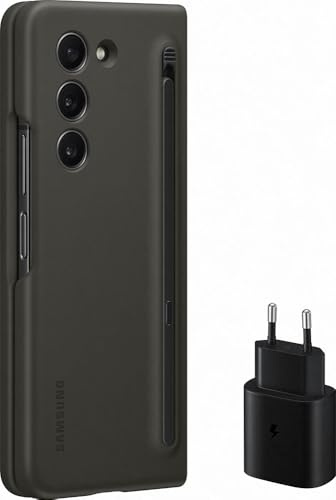 Samsung Starter Pack EF-OF94 für das Galaxy Z Fold5 | Set aus Standing Cover mit Pen (EF-OF94P) und Schnellladeadapter 25W (EP-TA800N)