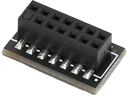 TPM 2.0 Encryption Security Module 14Pin LPC Interface Encryption Security Module for Asrock 14Pin SPI TPM2.0,Desktop And Peripheral Computer Accessories And Parts