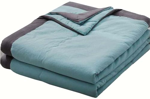 Edredón Cama Verano Nórdico 4 estaciones, Colcha Fina Cama Acolchado Algodón Verano Nórdico niño, Microfibra Edredón Cama Verano Suave Transpirabl Funda Cama para Verano e Invierno(C,140x200cm/55x78in