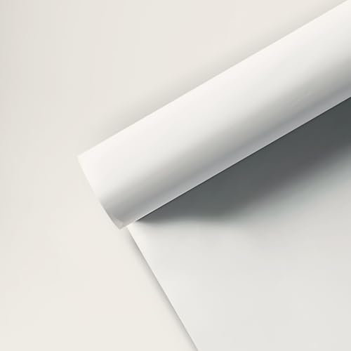 DURO Tapete Qvintus, Extra Weiß: Premium Wandtapete, Einfache Installation mit Quickup Technologie, Unitapete für Wohnzimmer und Schlafzimmer, 10,05 m Rolle x 53 cm