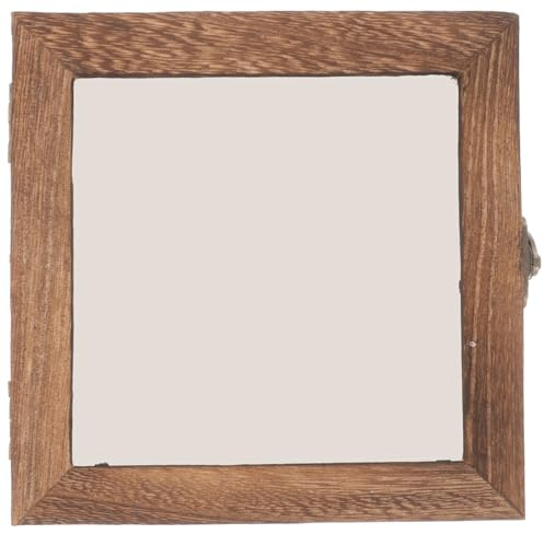 Amosfun Vitrine D'Exposition 10X10X1.89 Pouce Boîte À Spécimens En Bois Avec Couvercle Transparent Pour Insectes Bijoux Fleurs Séchées Rangement Compact