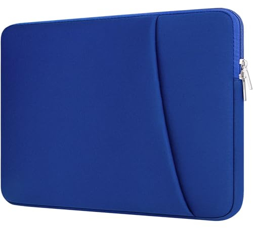 HEDUGO Funda para Portátil con Bolsillo para Accesorios con Cremallera Compatible con HP DELL ASUS de 15,6 Pulgadas Funda Ordenador Portatil Acolchada para Portátil/Chromebook de 15,6”