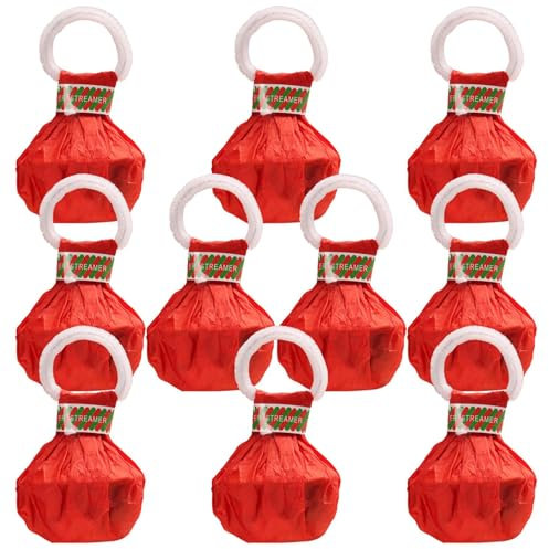 Handgehaltene Luftschlangen-Druckknöpfe, Handwurf-Druckknöpfe | 10X Abschluss-Luftschlangen-Druckknöpfe | Lustige Papier-Knallbonbons, Bänder zum Herausspringen, Luftschlangen, 10 x chinesische Partyg