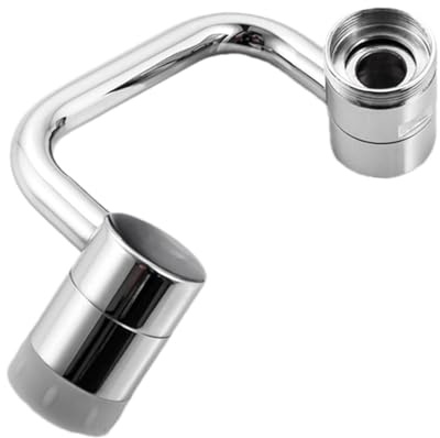 Aireador 1080 con extensión de grifo giratorio - de adaptador de brazo robótico para boquilla de gorgog de lavabo | Reemplazo del rociador principal del grifo