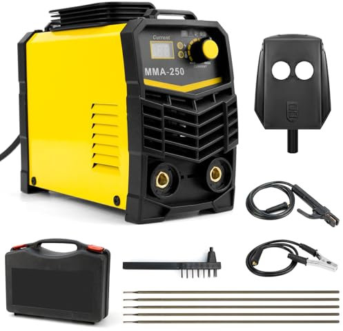 250A Stick Welder, 220V MMA Welding Inverter Gasless Tool, IGBT Inverter Welding Machine, Portable Mini MMA Welder Machine with Digital LED Display, Arc Force, Hot Start, Anti-Stick
