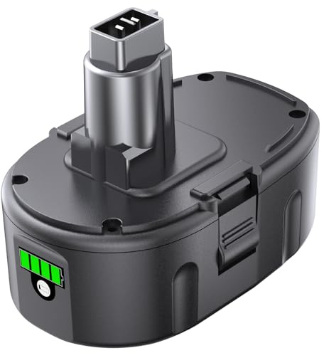 BOTKK Batería de ion de litio para Dewalt DC9096 DC9098 DC9099 DE9039 DE9095 DE9095 DE9096 (18 V, 5,5 Ah)