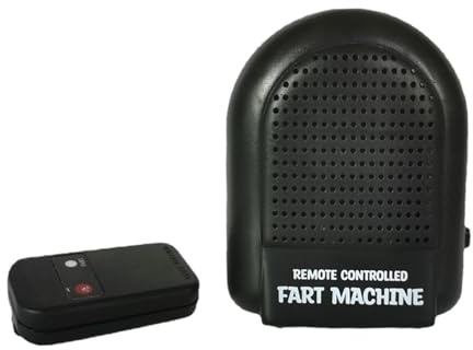 Macchina Per Scoregge Wireless – 11,6x9,3x3,8 Cm Scherzo Rumoroso Telecomandato, Suoni Realistici Di Scoreggia, Giocattolo Bavaglio Tascabile, Dispositivo Per Scherzi Divertenti Per Bambini E Adulti |