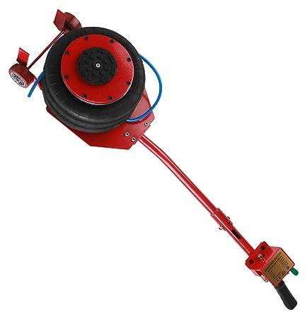 Cocoarm Pneumatisk Domkraft 3 Ton Trippelpåse Air Jack 8 Till 12 Bar 15,7 Tum Max Höjd Teleskopisk Stabilisator Snabblyft för Bilverkstäder Garage Fordonshjulservice (Amerikanskt gränssnitt)