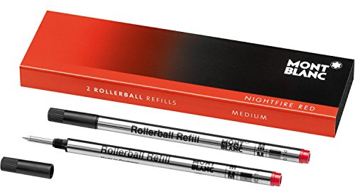 Montblanc 2 Rollerballminen rot M (mittel) 105160