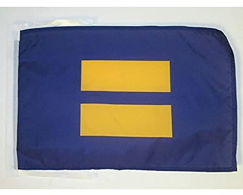 AZ FLAG Drapeau Egalité 45x30 cm Polyester 100D Cordelettes