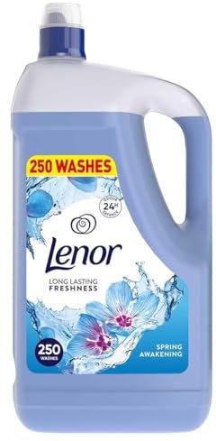 Lenor Spring Awakening 250 Wash Fabric Conditioner, 5 Litre