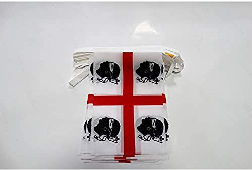 AZ FLAG Guirnalda 6 Metros 20 Banderas Cerdeña Nacionalismo Sardo 21x15 cm - Bandera Sarda Nacionalista 15 x 21 Cm - Banderines