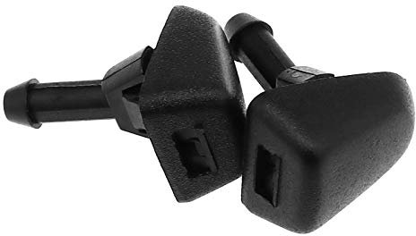 Create idea 2pcs Pare-brise Essuie-glace Lave-glace Buse de Pulvérisation Jet Buse de Fluide Lavage Compatible pour V50 / C70 / S40 30655605