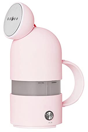 TYUHKA Ferro da Viaggio Portatile a Forma di Capsula, Vapore Portatile da 600 W for Vestiti, Ferro da Stiro Portatile in Ferro a Vapore Domestico (Color : Pink)