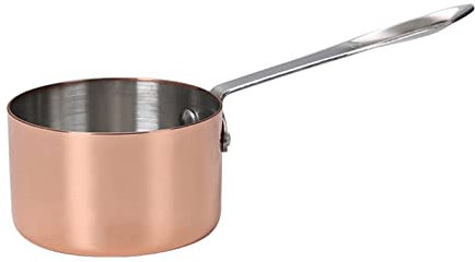 CHENMIAOMIAO Sauce Boat Gravy Bowl Stainless Steel Gravy Boat with Handle Sauce Boat Kitchen Syrup Warmer Can Be Used for Jam, Salad Dressing, Sauce pour ladle (Color : A)