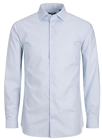 JACK & JONES Camisa para Hombre Jprblaparker L/S Noos, Azul Cashmere Fit: Slim Fit., XL