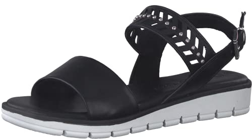 MARCO TOZZI Damen 2-2-28600-20, Sandali Donna, Nero, 38 EU