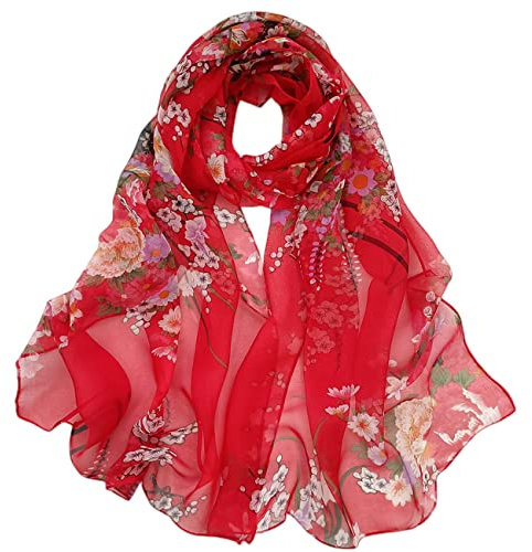 FAIRYGATE XXL Schal Damen Halstuch Damen Chiffon Stola Schal für Brautkleider Abendkleider Alltagskleidung in verschiedenen Farben A4706