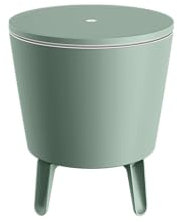 Keter Cool Bar Beistelltisch mit integrierter Kühlbox, 30 Liter Fassungsvermögen, ausziehbare Tischplatte, wetterfest und UV-beständig, Grün