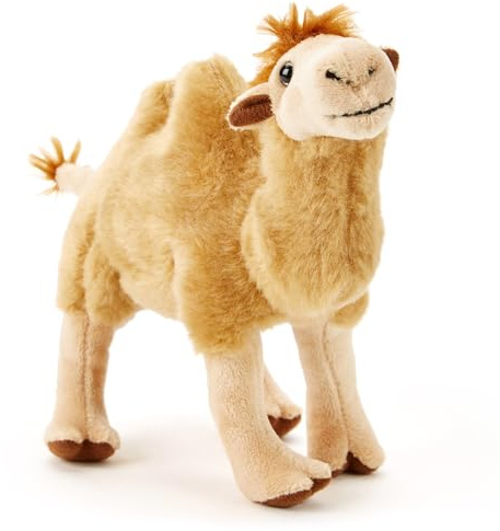 Zappi Co Peluche a forma di cammello della Battriana, parte della collezione Safari Animals (lunghezza 16 cm), imbottito, morbido, coccoloso, perfetto per i bambini