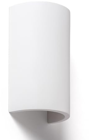 LEDKIA LIGHTING Applique da Parete Gesso Dupmy Round Bianco G9