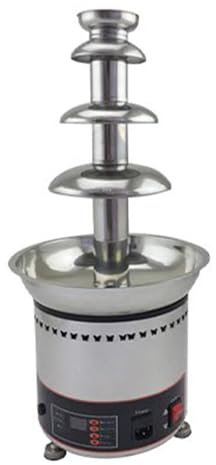 Fuente de chocolate eléctrica comercial, olla de acero inoxidable para derretir salsas para fiestas, bodas, equipos de buffet, máquina de cascada de chocolate de 4/5/6/7 niveles