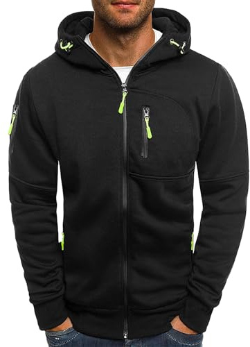 riou Sudadera con Capucha Hombre Barato Chaqueta Deportiva Jersey Manga Larga Techwear Blanca Beisbol Divertidas Camuflaje Abrigo Sudaderas con Bolsillo Delgado Ajuste Blusas