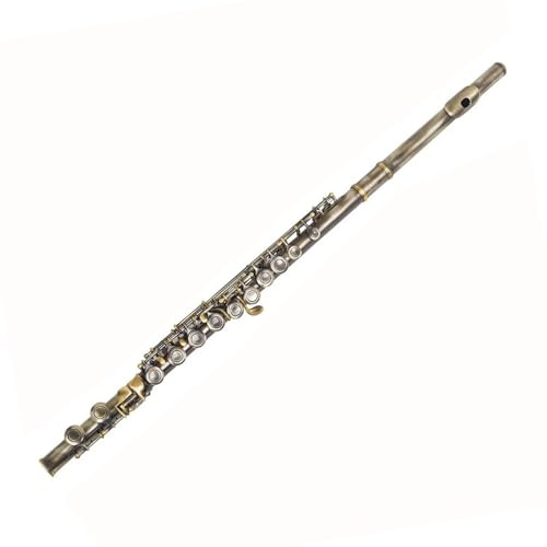 Professionelle Querflöte 16 Löcher C-Tonart-Flöte Schließen/Öffnen Flöte Kupfernickel-Konzert-Querflöte Musikinstrument Mit E-Tonart-Zubehör