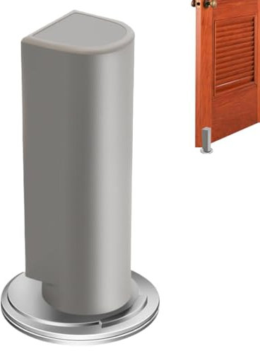 Bodentürstopper | Metall-Bodendämpfer ohne Stanzen | robuster Türstopper ohne Bohren mit Kleber für Schlafzimmer, Küche, Badezimmer